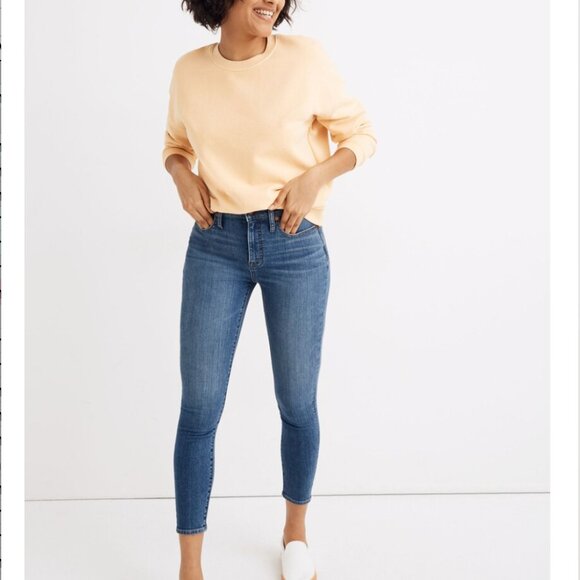 Madewell Denim - Madewell Curvy High-Rise Skinny Crop Jeans Size 29